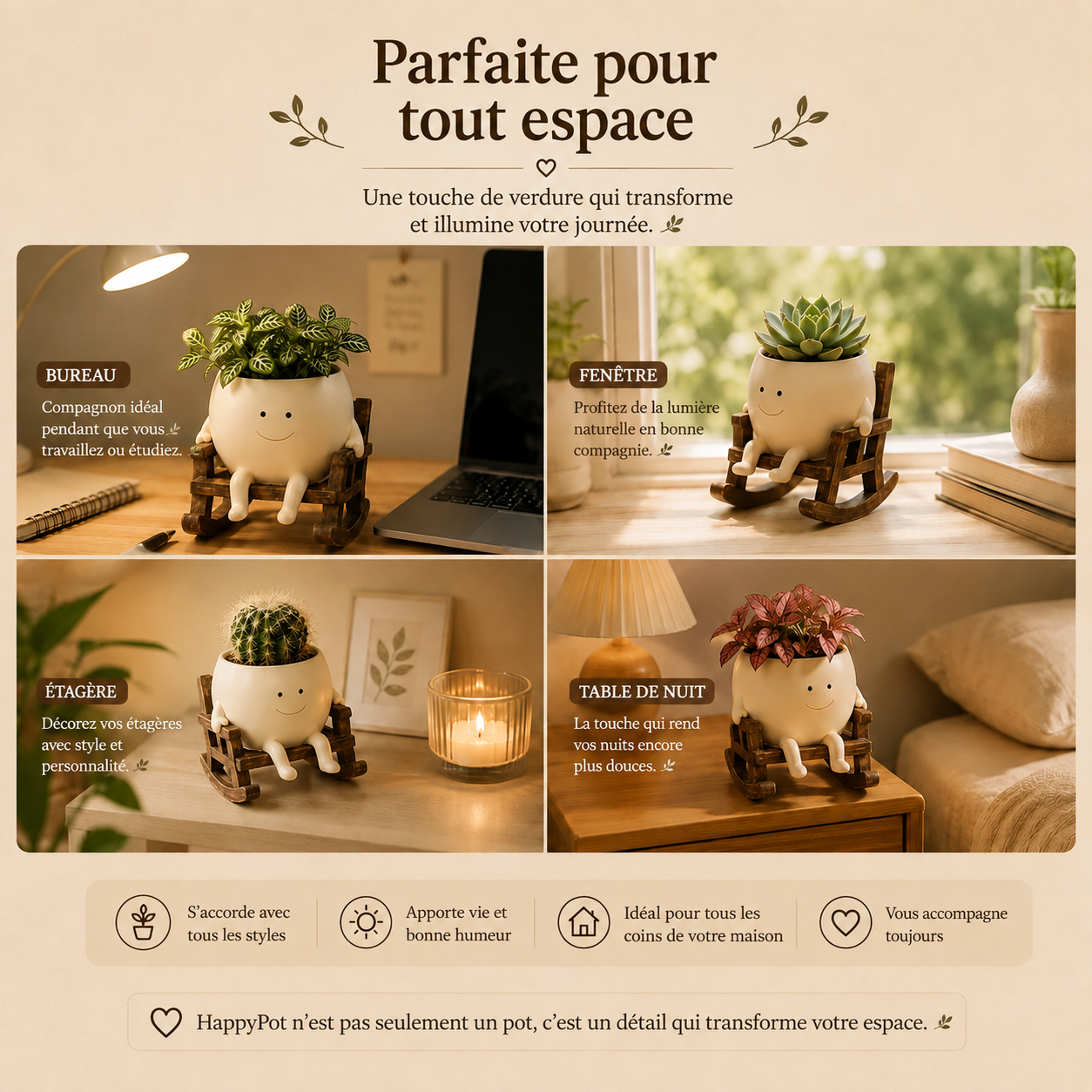 HappyPot / Pot de Décoration